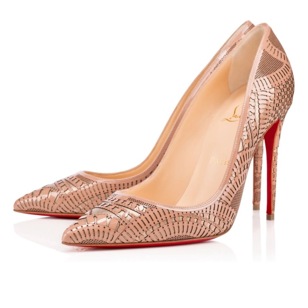 Louboutin Kristali 120 Nude